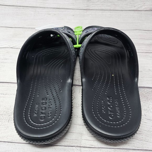 NWT Crocs Unisex-Adult Classic Seasonal Graphic Sandal Clog‎ Men's 11 - Picture 7 of 9